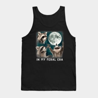 in my feral era raccoon Tank Top